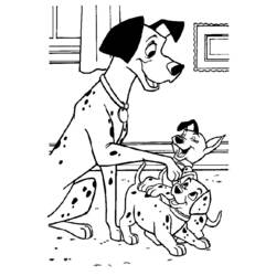 Dibujo para colorear: 101 Dalmatians (Películas de animación) #129338 - Dibujos para Colorear e Imprimir Gratis