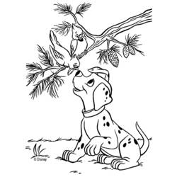 Dibujo para colorear: 101 Dalmatians (Películas de animación) #129345 - Dibujos para Colorear e Imprimir Gratis