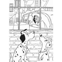 Dibujo para colorear: 101 Dalmatians (Películas de animación) #129361 - Dibujos para Colorear e Imprimir Gratis