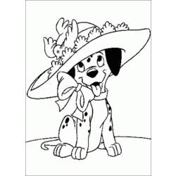 Dibujo para colorear: 101 Dalmatians (Películas de animación) #129373 - Dibujos para Colorear e Imprimir Gratis