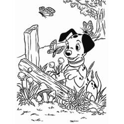 Dibujo para colorear: 101 Dalmatians (Películas de animación) #129385 - Dibujos para Colorear e Imprimir Gratis