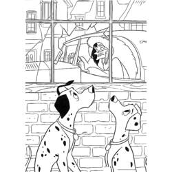Dibujo para colorear: 101 Dalmatians (Películas de animación) #129389 - Dibujos para Colorear e Imprimir Gratis