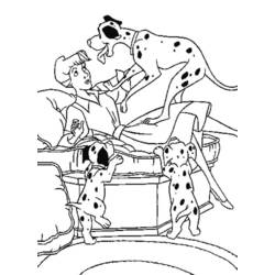 Dibujo para colorear: 101 Dalmatians (Películas de animación) #129390 - Dibujos para Colorear e Imprimir Gratis