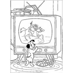 Dibujo para colorear: 101 Dalmatians (Películas de animación) #129398 - Dibujos para Colorear e Imprimir Gratis