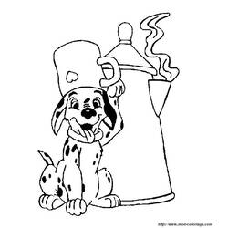 Dibujo para colorear: 101 Dalmatians (Películas de animación) #129405 - Dibujos para Colorear e Imprimir Gratis