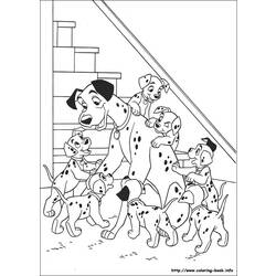 Dibujo para colorear: 101 Dalmatians (Películas de animación) #129409 - Dibujos para Colorear e Imprimir Gratis
