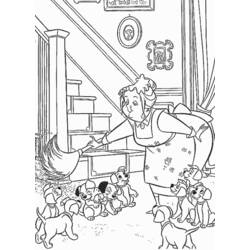 Dibujo para colorear: 101 Dalmatians (Películas de animación) #129416 - Dibujos para Colorear e Imprimir Gratis