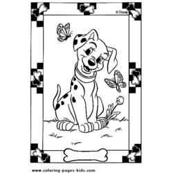 Dibujo para colorear: 101 Dalmatians (Películas de animación) #129422 - Dibujos para Colorear e Imprimir Gratis