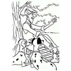 Dibujo para colorear: 101 Dalmatians (Películas de animación) #129430 - Dibujos para Colorear e Imprimir Gratis