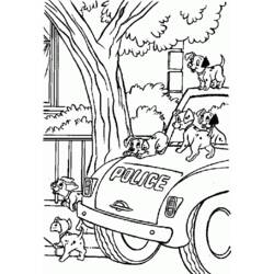 Dibujo para colorear: 101 Dalmatians (Películas de animación) #129436 - Dibujos para Colorear e Imprimir Gratis