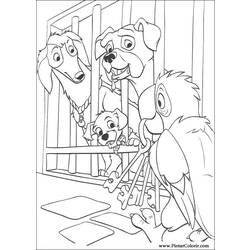 Dibujo para colorear: 101 Dalmatians (Películas de animación) #129450 - Dibujos para Colorear e Imprimir Gratis