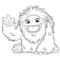 Dibujos para colorear: Abominable - Dibujos para Colorear e Imprimir Gratis