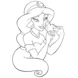 Dibujo para colorear: Aladdin (Películas de animación) #127595 - Dibujos para Colorear e Imprimir Gratis