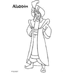Dibujo para colorear: Aladdin (Películas de animación) #127601 - Dibujos para Colorear e Imprimir Gratis