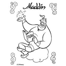 Dibujo para colorear: Aladdin (Películas de animación) #127607 - Dibujos para Colorear e Imprimir Gratis