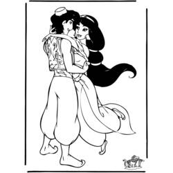 Dibujo para colorear: Aladdin (Películas de animación) #127613 - Dibujos para Colorear e Imprimir Gratis