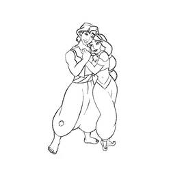 Dibujo para colorear: Aladdin (Películas de animación) #127646 - Dibujos para Colorear e Imprimir Gratis