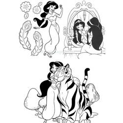 Dibujo para colorear: Aladdin (Películas de animación) #127650 - Dibujos para Colorear e Imprimir Gratis
