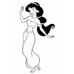 Dibujo para colorear: Aladdin (Películas de animación) #127654 - Dibujos para Colorear e Imprimir Gratis