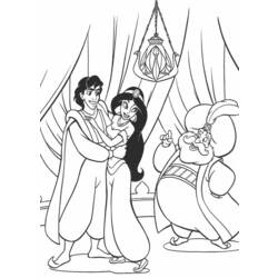 Dibujo para colorear: Aladdin (Películas de animación) #127656 - Dibujos para Colorear e Imprimir Gratis