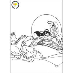 Dibujo para colorear: Aladdin (Películas de animación) #127660 - Dibujos para Colorear e Imprimir Gratis