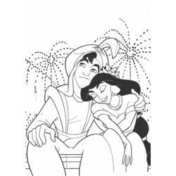 Dibujo para colorear: Aladdin (Películas de animación) #127667 - Dibujos para Colorear e Imprimir Gratis