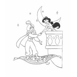 Dibujo para colorear: Aladdin (Películas de animación) #127671 - Dibujos para Colorear e Imprimir Gratis
