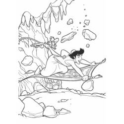 Dibujo para colorear: Aladdin (Películas de animación) #127672 - Dibujos para Colorear e Imprimir Gratis