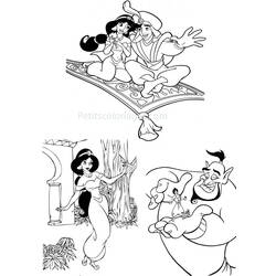 Dibujo para colorear: Aladdin (Películas de animación) #127697 - Dibujos para Colorear e Imprimir Gratis