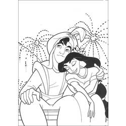 Dibujo para colorear: Aladdin (Películas de animación) #127715 - Dibujos para Colorear e Imprimir Gratis