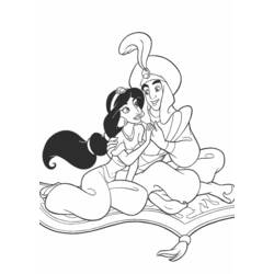 Dibujo para colorear: Aladdin (Películas de animación) #127731 - Dibujos para Colorear e Imprimir Gratis