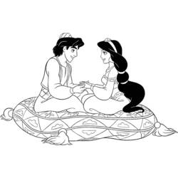 Dibujo para colorear: Aladdin (Películas de animación) #127765 - Dibujos para Colorear e Imprimir Gratis