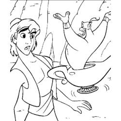 Dibujo para colorear: Aladdin (Películas de animación) #127766 - Dibujos para Colorear e Imprimir Gratis