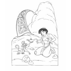 Dibujo para colorear: Aladdin (Películas de animación) #127769 - Dibujos para Colorear e Imprimir Gratis