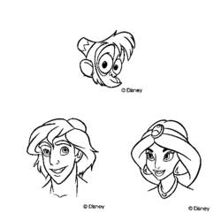 Dibujo para colorear: Aladdin (Películas de animación) #127781 - Dibujos para Colorear e Imprimir Gratis