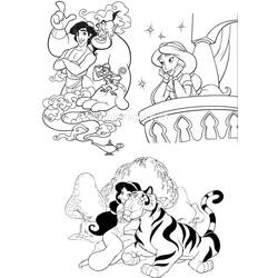 Dibujo para colorear: Aladdin (Películas de animación) #127783 - Dibujos para Colorear e Imprimir Gratis