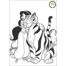 Dibujo para colorear: Aladdin (Películas de animación) #127789 - Dibujos para Colorear e Imprimir Gratis
