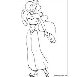 Dibujo para colorear: Aladdin (Películas de animación) #127790 - Dibujos para Colorear e Imprimir Gratis