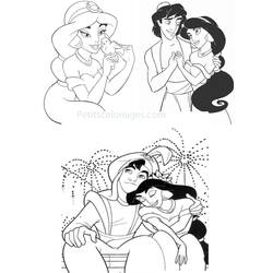 Dibujo para colorear: Aladdin (Películas de animación) #127801 - Dibujos para Colorear e Imprimir Gratis