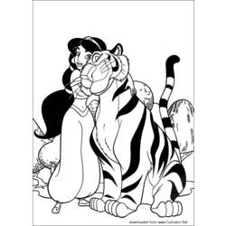 Dibujo para colorear: Aladdin (Películas de animación) #127802 - Dibujos para Colorear e Imprimir Gratis