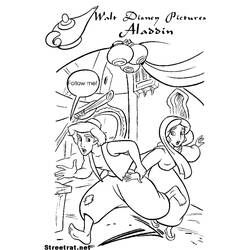 Dibujo para colorear: Aladdin (Películas de animación) #127805 - Dibujos para Colorear e Imprimir Gratis