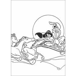 Dibujo para colorear: Aladdin (Películas de animación) #127832 - Dibujos para Colorear e Imprimir Gratis