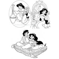 Dibujo para colorear: Aladdin (Películas de animación) #127833 - Dibujos para Colorear e Imprimir Gratis