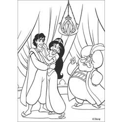 Dibujo para colorear: Aladdin (Películas de animación) #127846 - Dibujos para Colorear e Imprimir Gratis