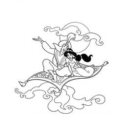 Dibujo para colorear: Aladdin (Películas de animación) #127849 - Dibujos para Colorear e Imprimir Gratis