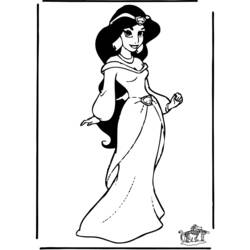 Dibujo para colorear: Aladino (Películas de Animación) #127587 - Dibujos para Colorear e Imprimir Gratis