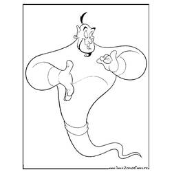 Dibujo para colorear: Aladino (Películas de Animación) #127643 - Dibujos para Colorear e Imprimir Gratis