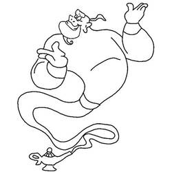 Dibujo para colorear: Aladino (Películas de Animación) #127677 - Dibujos para Colorear e Imprimir Gratis