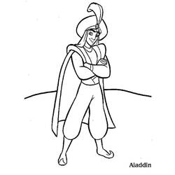 Dibujo para colorear: Aladino (Películas de Animación) #127682 - Dibujos para Colorear e Imprimir Gratis