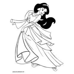 Dibujo para colorear: Aladino (Películas de Animación) #127689 - Dibujos para Colorear e Imprimir Gratis